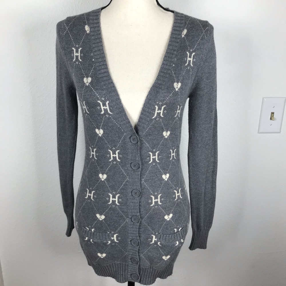 HERITAGE 1981  BUTTON UP LONG CARDIGAN SWEATER